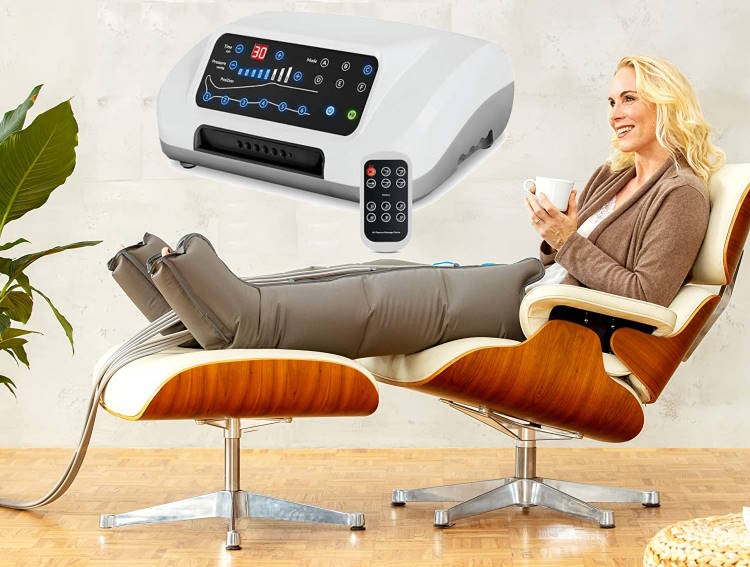 Venen Engel 6 equipo de masajes por presoterapia para casa con botas, 6  cámaras de aire, presión y tiempo fácilmente configurables : :  Salud y cuidado personal